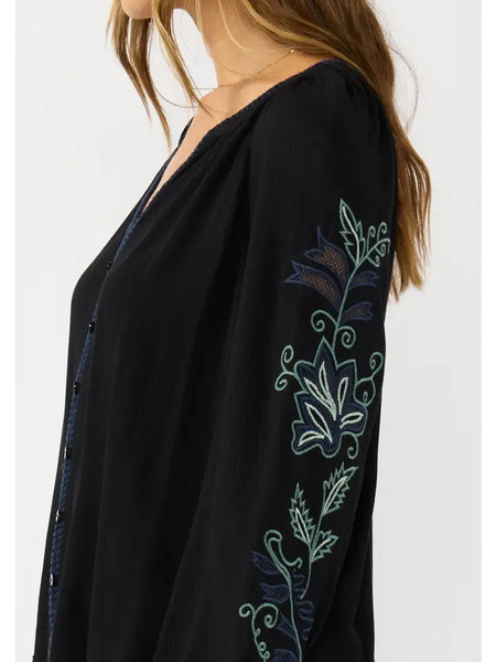 Lenora Embroidered Blouse