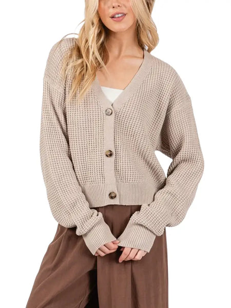 Waffle Sweater