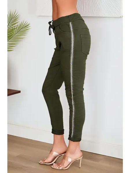 Rhinestone Joggers