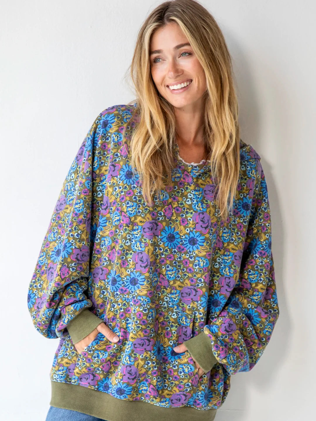 Floral Hoodie