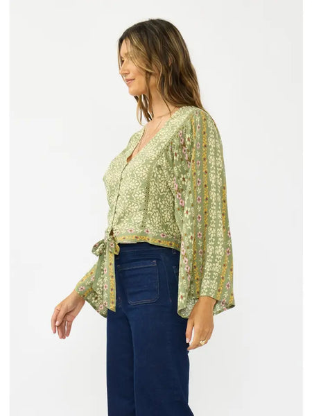 Soraya Tie Front Top