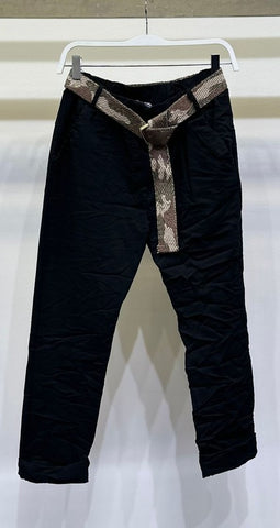 Camo Belt Joggers