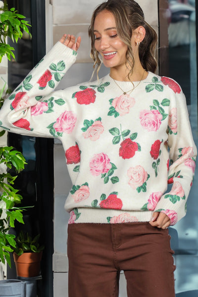 Rose Crewneck