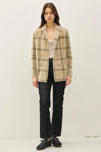 Plaid Coatigan