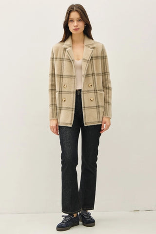 Plaid Coatigan
