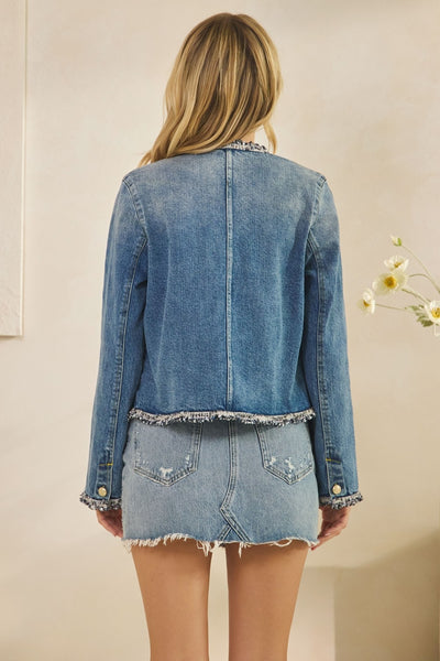 Tweed Jean Jacket