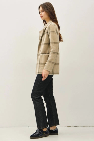 Plaid Coatigan