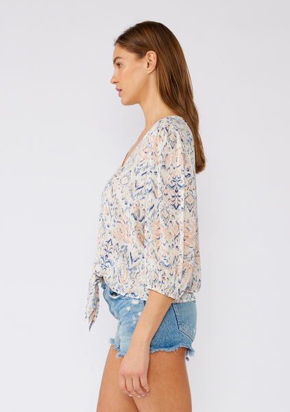 Bara Tie Front Top