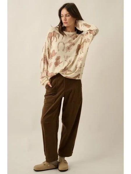 Western Knit Sweater