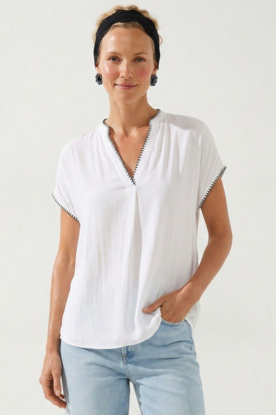 Whipstitch Blouse