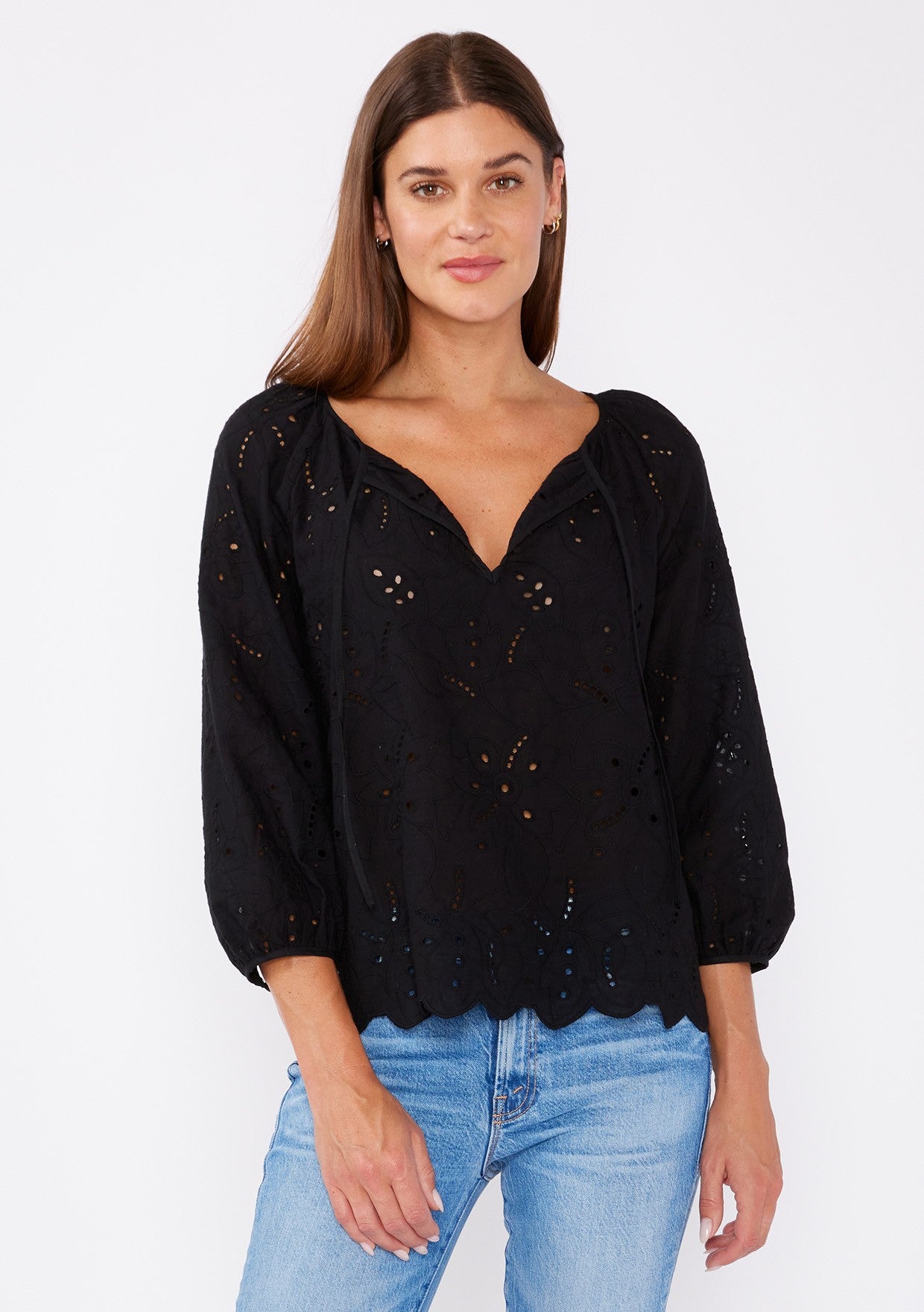 Eyelet Blouse