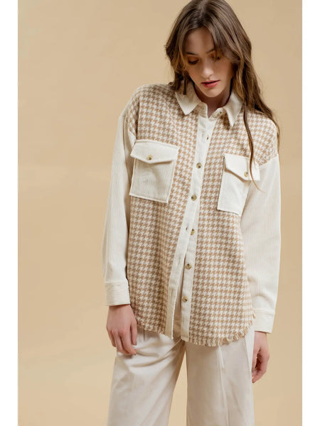 Houndstooth Shacket
