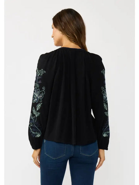Lenora Embroidered Blouse