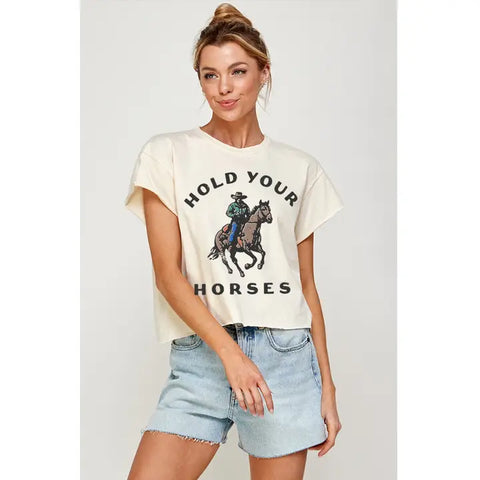 Horse Crop Top