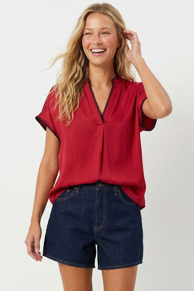 Whipstitch Blouse