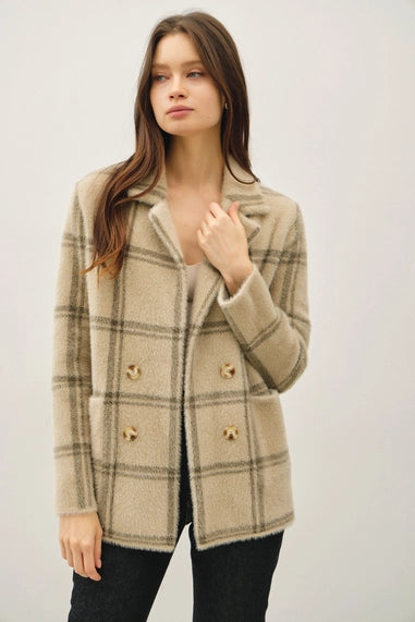 Plaid Coatigan