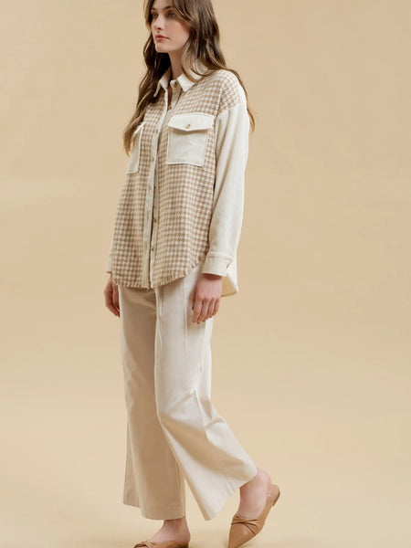 Houndstooth Shacket
