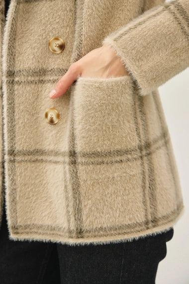 Plaid Coatigan